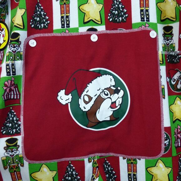Buc-ee’s Christmas Jumpsuit Adult XL Thermal Nutcracker Pajama Holiday 2024 NWT - Picture 9 of 11